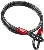 Ocelové lano s oky Cobra (délka 5 m, průměr 10 mm), ABUS