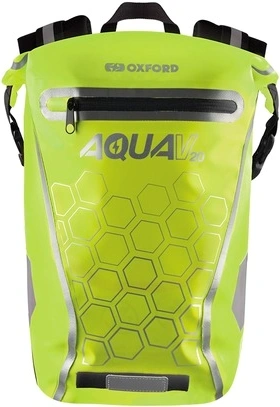 Vodotěsný batoh AQUA V20, OXFORD (žlutá fluo, objem 20 L)