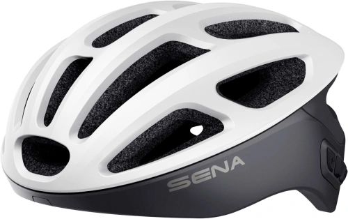Cyklo přilba s headsetem R1, SENA (matná bílá)