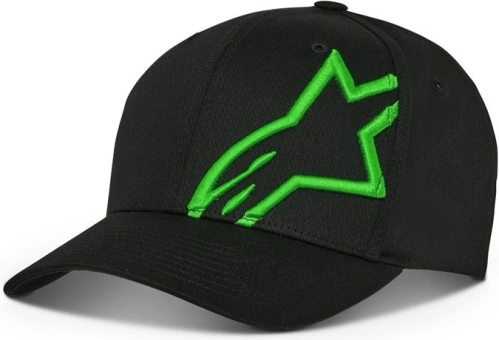 Kšiltovka CORP SNAP 2 HAT, ALPINESTARS (černá/zelená)