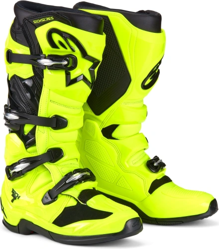 Boty TECH 7, ALPINESTARS (žlutá fluo/černá) 2025