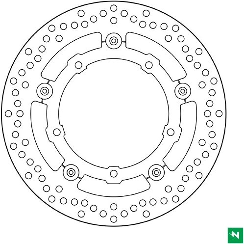 Brzdový kotouč plovoucí, NEWFREN M513-296