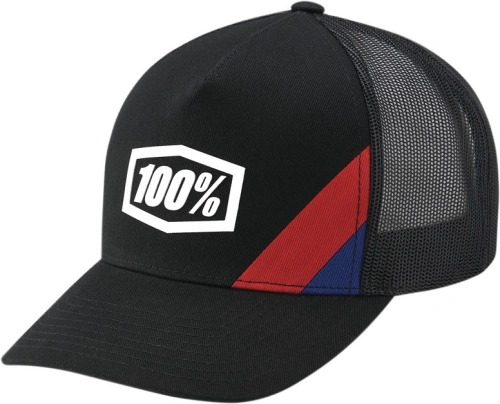 Kšiltovka 100% - CORNESTONE X-Fit Trucker černá (vel. UNI)