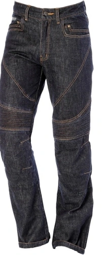 Jeansové kevlarové kalhoty na motorku Rainers Thor s nepromokavou membránou - modrá