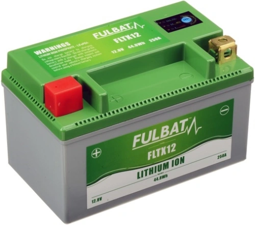Lithiová baterie  LiFePO4  YTX12-BS FULBAT  12V, 3,5Ah, 250A, hmotnost 0,65 kg, 150x87x93 M311-024