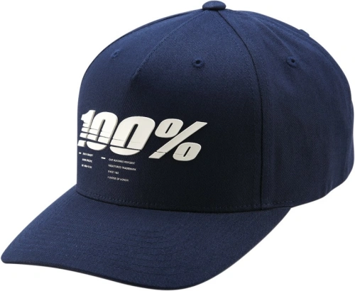 Kšiltovka 100% - STAUNCH Snapback modrá (vel. UNI)