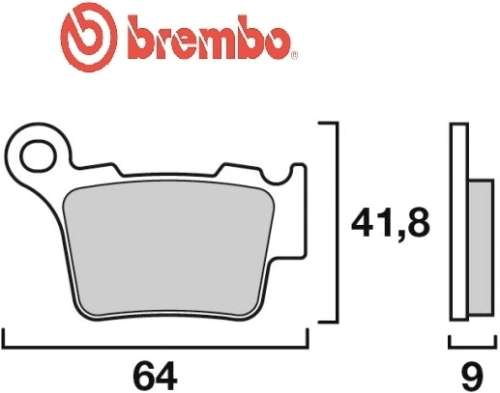 Brzdové destičky Brembo 07BB27TT Carbon Ceramic