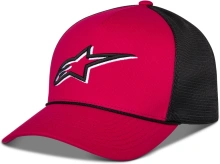 Kšiltovka AGELESS SHADOWER, ALPINESTARS (červená/černá)