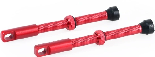 Ventilek pro bezdušové aplikace, OXFORD (červená, vč. čepičky, slitina hliníku, délka 60 mm)