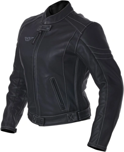 Dámská kožená bunda na motorku Ayrton Vixen - černá - XL (44)