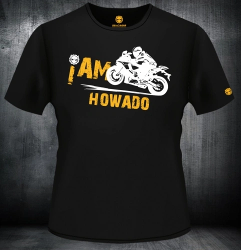 Pánské triko I AM HOWADO M - černá - XL(54)