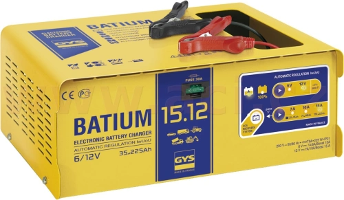 Nabíječka GYS BATIUM 15.12 6/12 V, 225 Ah, 15 A