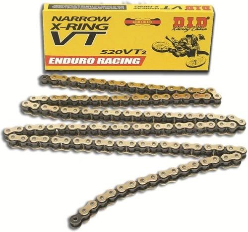 Závodní řetěz enduro D.I.D Chain 520ERVT 1920 článků Zlatá/Zlatá 74088 1030611920