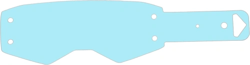 Strhávací slídy plexi pro brýle PROSPECT, SCOTT (20 vrstev v balení, čiré)