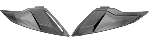 Čelní kryty vrchní ventilace pro přilby Jet Tech, CASSIDA (černé matné, pár)