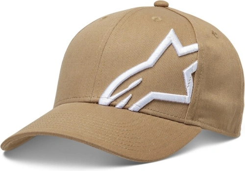 Kšiltovka CORP SNAP 2 HAT, ALPINESTARS (písková/bílá)