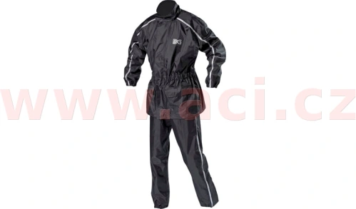 Bunda a kalhoty Security pack, NOX - Francie (černá/reflexní pruhy)
