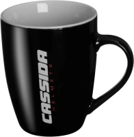 Hrnek černý s logem CASSIDA