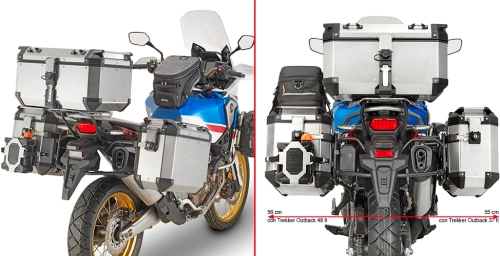 PL1161CAM trubkový nosič Honda CRF 1000L Africa Twin (18-19) pro hliníkové boční kufry TREKKER OBKN