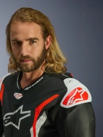 Jednodílná kombinéza GP TECH V5, ALPINESTARS (černá/bílá/červená fluo) 2026 (10)