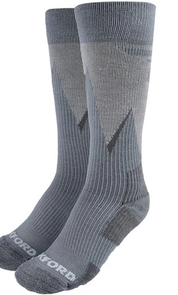 Ponožky merino vlna, kompresní, OXFORD (šedé)