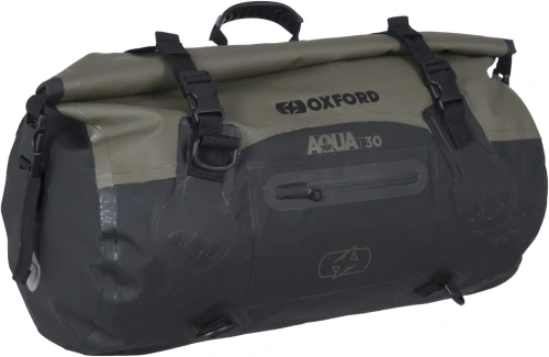 Vodotěsný vak Aqua T-30 Roll Bag, OXFORD (khaki/černý, objem 30 l)