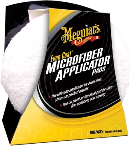 MEGUIARS Even Coat Microfiber Applicator Pads - mikrovláknové aplikátory (2 ks)
