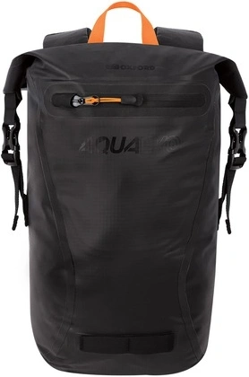 Vodotěsný batoh AQUA EVO, OXFORD (černá/oranžová, objem 22 l)