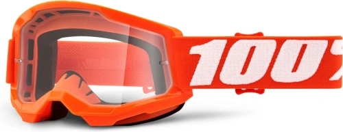 STRATA 2, 100% dětské brýle Orange, čiré plexi