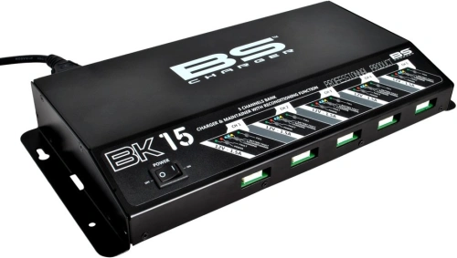 Profesionální nabíječka pro 5 baterií BS-BATTERY 5 Bank charger BK15 12V 5x1.5A