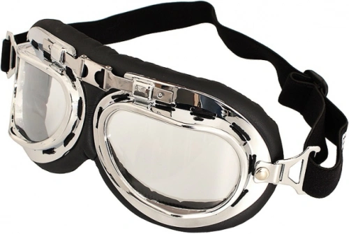 Brýle na motorku RSA Style - chrom