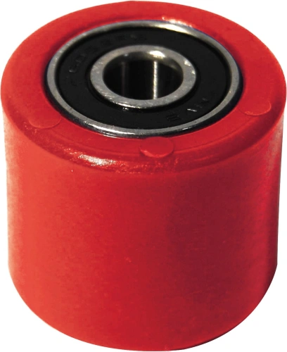 Kladka řetězu univerzální, RTECH (červená, vnitřní průměr 8 mm, vnější průměr 31 mm, šířka 28 mm) M410-067