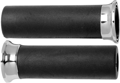 Gripy 4141 (custom) délka 120 mm, DOMINO (černé) M018-096
