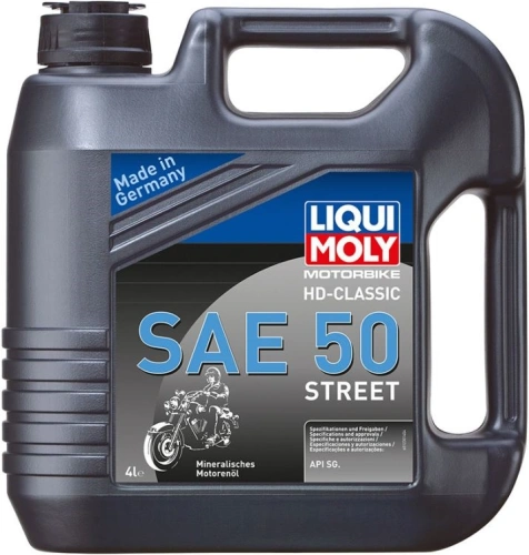 LIQUI MOLY Motorbike HD-Classic SAE 50 Street, minerální motorový olej 4 l