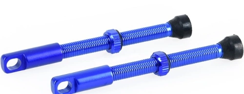Ventilek pro bezdušové aplikace, OXFORD (modrá, vč. čepičky, slitina hliníku, délka 60 mm)