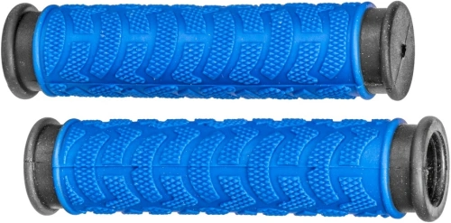 Gripy MTB, OXFORD (modré/černé, dvoukomponentní, délka 127 mm, 1 pár)