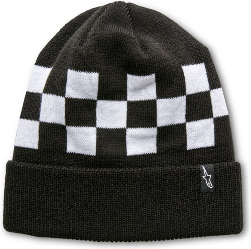 Čepice CHECKED BEANIE, ALPINESTARS (černá/bílá)