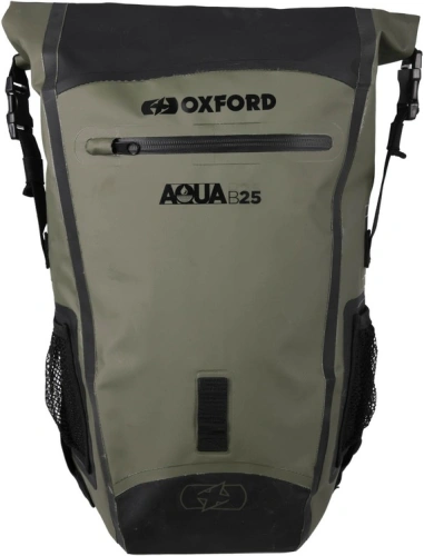 Vodotěsný batoh Aqua B-25, OXFORD (khaki/černý, objem 25 l)