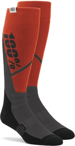 Ponožky TORQUE MX, 100% -USA (oranžová/šedá)