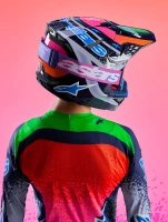 Přilba SUPERTECH S-M10 limitovaná edice RECORDS, ALPINESTARS (šedá/multicolor) 2026 (11)