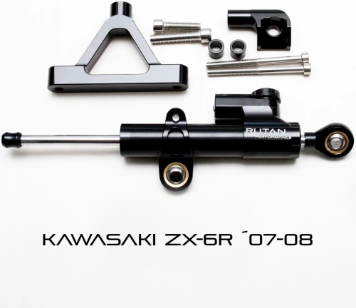 Montážní sada na tlumič řízení KAWASAKI ZX6R 07-08 (sada bez tlumiče řízení)