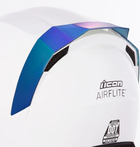 Zadní kryt výdechu ventilace, Airflite™ Helmet Rear Spoiler RST Blue - modrá zrcadlový
