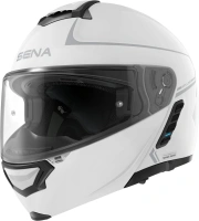 Přilba s Mesh headsetem Impulse, SENA (lesklá bílá, vel. 2XL)