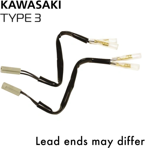 Univerzální konektor pro připojení blinkrů Kawasaki, OXFORD (sada 2 ks) M010-066
