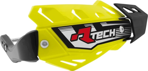 Kryty páček FLX ATV, RTECH - Itálie (neon žluté, 4 varianty v 1, vč. montážní sady) M440-606