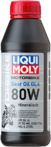 LIQUI MOLY Motorbike Gear Oil 80w - minerální převodový olej 500 ml