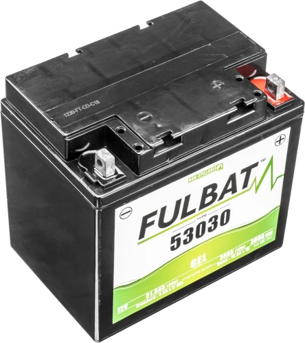 Baterie 12V, 53030 GEL (F60-N30L-A) 30Ah, 300A, bezúdržbová GEL technologie 186x130x171 FULBAT (aktivovaná ve výrobě) M310-202