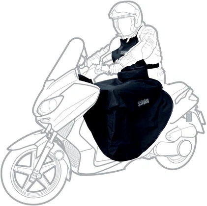 Přehoz přes nohy a tělo Scootleg textilní/nepromokavý, OXFORD (černý)