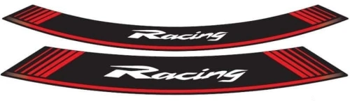 Linka na ráfek PUIG RACING 5531R červená linky na ráfek - sada 8ks