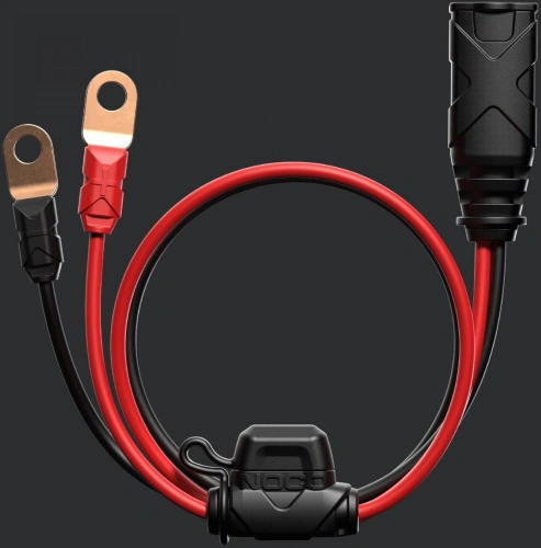 Kabel pro trvalé připojení nabíječky k baterii, očka M6, NOCO GENIUS